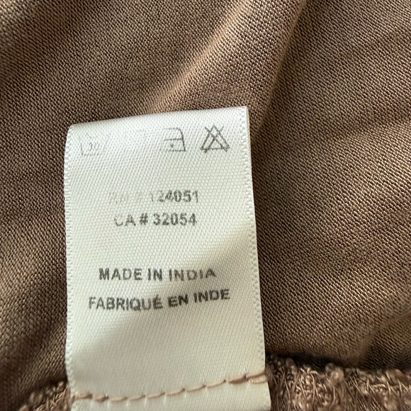 Anthropologie Porridge Sleeveless Taupe Wrap Dress - Picture 10 of 11